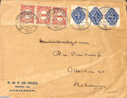 Netherlands 1923 Letter From Amsterdam To Hilversum, Postal History - Brieven En Documenten