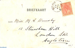 Netherlands 1900 Postcard From Marken To London, Postal History - Brieven En Documenten