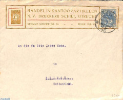 Netherlands 1920 Letter To Weimar, Postal History - Cartas & Documentos