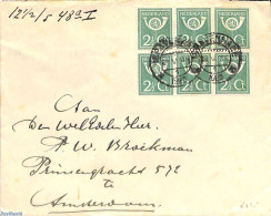 Netherlands 1923 6x2.5c On Cover, Postal History - Brieven En Documenten