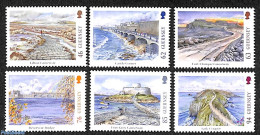 Guernsey 2018 Bridges 6v, Mint NH, History - Europa (cept) - Art - Bridges And Tunnels - Bruggen