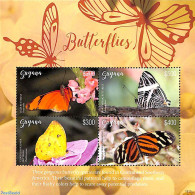 Guyana 2018 Butterflies 4v M/s, Mint NH, Nature - Butterflies - Guyane (1966-...)