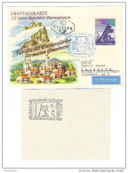 Österreich, 1961, Ersttagskarte "75 Jahre Sonnblick Observ." MiNr.1091 + SStpl.Rauris + SStpl. "Mit Hubschrauber"(12513G - FDC