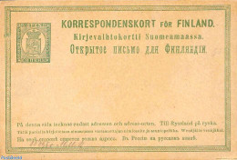 Finland 1874 Postcard 8p, Unused Postal Stationary - Cartas & Documentos