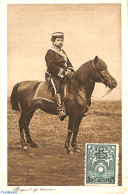 Netherlands Indies 1922 Souvenir Card With Floating Safe Stamp, Postal History, Horses - Uniforms - Costumi