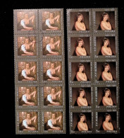 CL, Blocks, Neuf & Oblitéré, Pologne, Polska, 1977, P.P. Rubens, Lot De 2 Blocs-feuillets De 8 Timbres, Frais Fr 2.25 E - Blocks & Kleinbögen