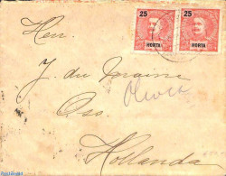 Azores 1907 Horta, Letter To Holland, Postal History - Azoren