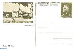 Yugoslavia 1953 Illustrated Postcard 10D, Zrenjanin, Unused Postal Stationary - Cartas & Documentos