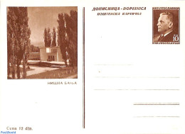 Yugoslavia 1953 Illustrated Postcard 10D, Unused Postal Stationary - Covers & Documents