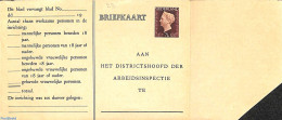 Netherlands 1947 Arbeidslijst 7.5c, Unused Postal Stationary - Brieven En Documenten
