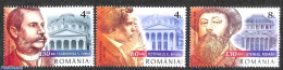 Romania 2018 Cultural Year 3v, Mint NH, Performance Art - Theatre - Unused Stamps
