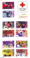 France 2018 Red Cross Booklet S-a, Mint NH, Health - Nature - Red Cross - Flowers & Plants - Nuevos