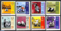 Isle Of Man 2018 Motor Scooter Rallye 8v, Mint NH, Sport - Transport - Sport (other And Mixed) - Motorcycles - Motos