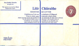 Ireland 1976 Registered Letter 33p, Unused Postal Stationary - Cartas & Documentos