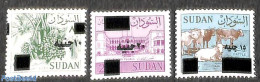 Sudan 2018 Overprints 3v, Mint NH, Nature - Various - Cattle - Agriculture - Agriculture