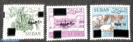 Sudan 2018 Overprints 3v, Mint NH, Nature - Various - Cattle - Agriculture - Landbouw