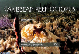 Antigua & Barbuda 2018 Caribbean Reef Octopus S/s, Mint NH, Nature - Fish - Vissen