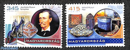 Hungary 2018 Museums 2v, Mint NH, Nature - Various - Horses - Textiles - Art - Museums - Neufs