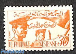 Tunisia 1957 30fr, Stamp Out Of Set, Unused (hinged) - Tunisia (1956-...)