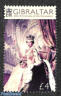 Gibraltar 2018 Queen Elizabeth II, Sapphire Jubilee 1v, Mint NH, History - Kings & Queens (Royalty) - Familles Royales