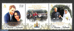 Pitcairn Islands 2018 Harry And Meghan Wedding 3v [::], Mint NH, History - Kings & Queens (Royalty) - Familles Royales