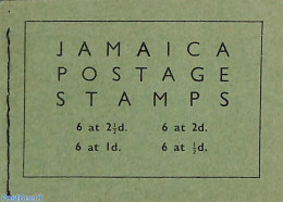 Jamaica 1956 Definitives Booklet (Elizabeth With Palm Trees), Mint NH, Nature - Trees & Forests - Stamp Booklets - Rotary Club