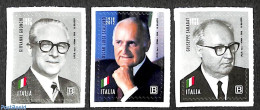 Italy 2018 Presidents 3v S-a, Mint NH, History - Politicians - Andere & Zonder Classificatie