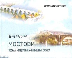 Bosnia Herzegovina - Serbian Adm. 2018 Europa, Bridges Booklet, Mint NH, History - Europa (cept) - Stamp Booklets - Ar.. - Ohne Zuordnung