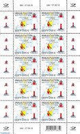 Estonia 2018 Lighthouse M/s, Mint NH, Various - Lighthouses & Safety At Sea - Maps - Phares