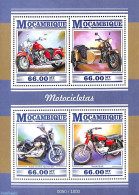 Mozambique 2015 Motorcycles 4v M/s, Mint NH, Transport - Motorcycles - Moto