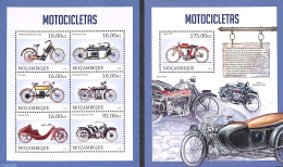 Mozambique 2013 Motorcycles 2 S/s, Mint NH, Transport - Motorcycles - Motorbikes