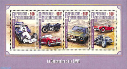 Central Africa 2016 History Of BMW 4v M/s, Mint NH, Transport - Automobiles - Motorcycles - Voitures