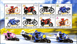 Korea, North 2006 Motorcycles M/s, Mint NH, Transport - Motorcycles - Moto