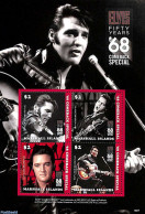 Marshall Islands 2018 Elvis Presley 4v M/s, Mint NH, Performance Art - Elvis Presley - Music - Popular Music - Elvis Presley