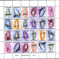 Suriname, Republic 2018 Parrots Sheet (with 2 Sets), Mint NH, Nature - Birds - Parrots - Surinam