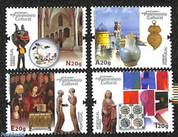 Portugal 2018 European Year Of Cultural Heritage 4v, Mint NH, History - Europa Hang-on Issues - Art - Ceramics - Ungebraucht