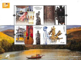 Portugal 2018 European Year Of Cultural Heritage S/s, Mint NH, History - Transport - Europa Hang-on Issues - Trams - A.. - Ongebruikt