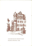 72178021 Quedlinburg Historische Markttage Zeichnung Quedlinburg - Autres & Non Classés