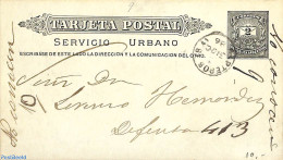 Argentina 1886 Postcard 2c, Used Postal Stationary - Briefe U. Dokumente