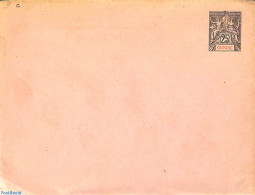 French Guyana 1892 Envelope 25c 152x118mm, Unused Postal Stationary - Other & Unclassified
