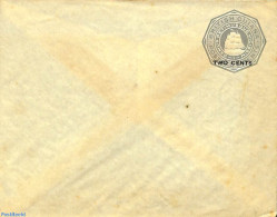 Guyana 1899 Envelope TWO CENTS On 1c, Unused Postal Stationary, Transport - Ships And Boats - Barcos