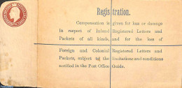 Great Britain 1902 Registered Letter 2d, Unused Postal Stationary - Brieven En Documenten
