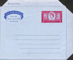 Great Britain 1955 Aerogramme 6d, Unused Postal Stationary - Cartas & Documentos