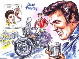 Guinea Bissau 2014 Elvis Presley S/s, Mint NH, Performance Art - Transport - Elvis Presley - Motorcycles - Elvis Presley