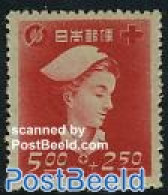 Japan 1948 Stamp Out Of Set, Unused (hinged), Health - Red Cross - Ungebraucht