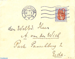 Netherlands 1925 NVPH No. 119 On Cover To Ede, Postal History - Cartas & Documentos