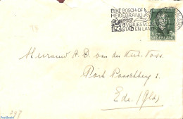 Netherlands 1937 NVPH No. 297 On Cover To Ede, Postal History - Cartas & Documentos