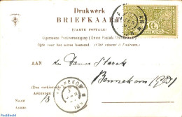 Netherlands 1907 NVPH No. 85 On Postcard From Amsterdam To Bennekom, Postal History, Health - Health - Briefe U. Dokumente