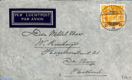 Netherlands Indies 1937 Letter From DJEMBER To Holland, Postal History - Other & Unclassified