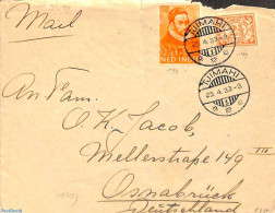 Netherlands Indies 1933 Letter From TJIMAHI To Germany, Postal History - Autres & Non Classés